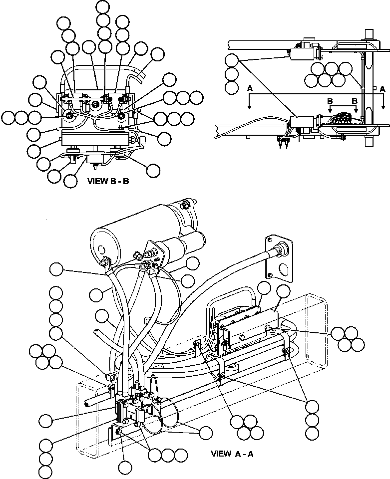Dump Trucks Komatsu / AFE50-AA 830E S/N A30624 COTEAU(AFE50-AA) / ELECTRICAL STARTER INSTALLATION(322 : 41609)