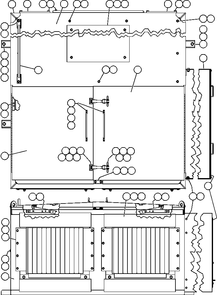 Dump Trucks Komatsu / AFE50-AA 830E S/N A30624 COTEAU(AFE50-AA) / BLOWN GRID - 3 STEP, 18 ELEMENT(536 : 41235)
