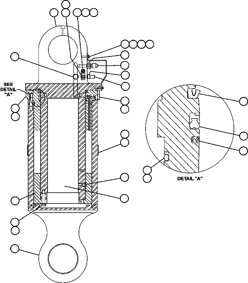 Komatsu parts book diagram for AFE50-AG 830E S/N A30641 ANTELOPE COAL: REAR SUSPENSION ASSEMBLY (EH9423)