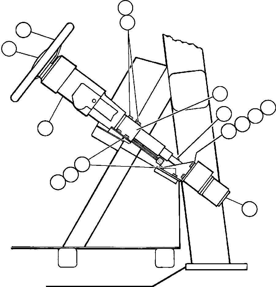 Komatsu parts book diagram for AFE50-AG 830E S/N A30641 ANTELOPE COAL: STEERING COLUMN & CONTROL VALVE INSTL