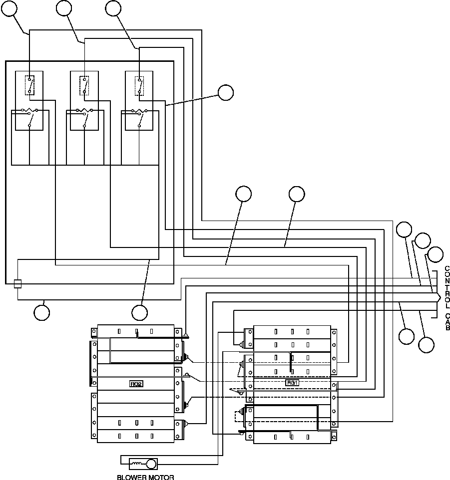 Komatsu parts book diagram for AFE50-AG 830E S/N A30641 ANTELOPE COAL: ELECTRIC POWER COMPONENTS WIRING - 20