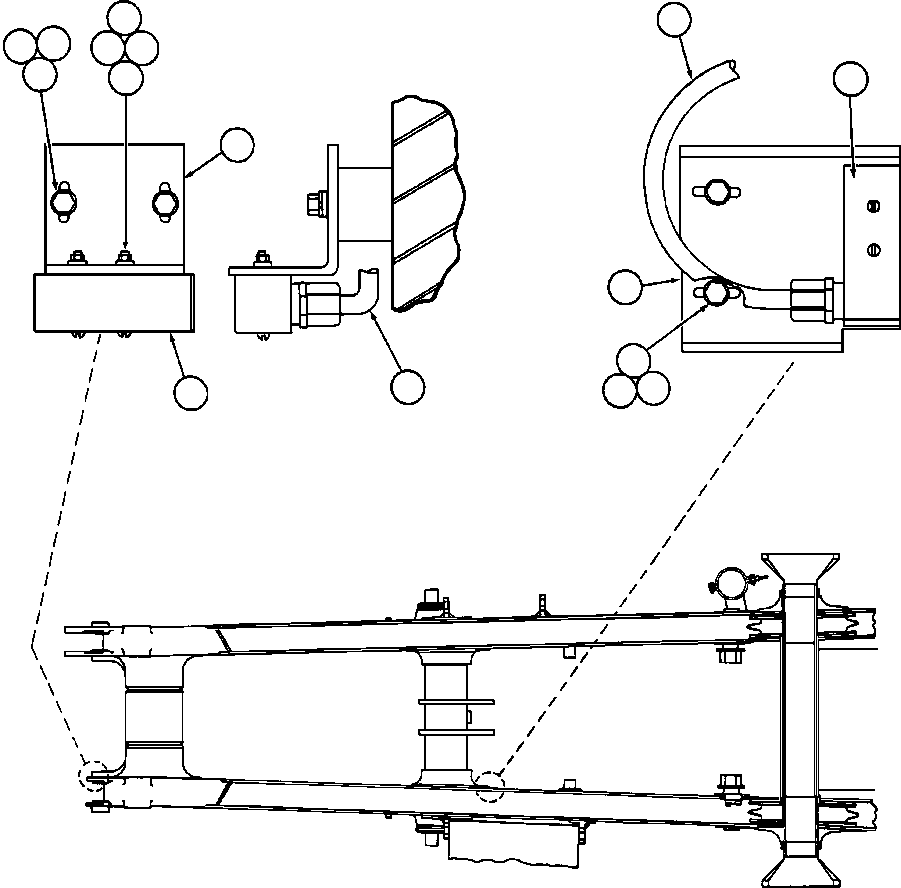Komatsu parts book diagram for AFE50-AG 830E S/N A30641 ANTELOPE COAL: HOIST LIMIT & BODY-UP INTERLOCK SWITCH