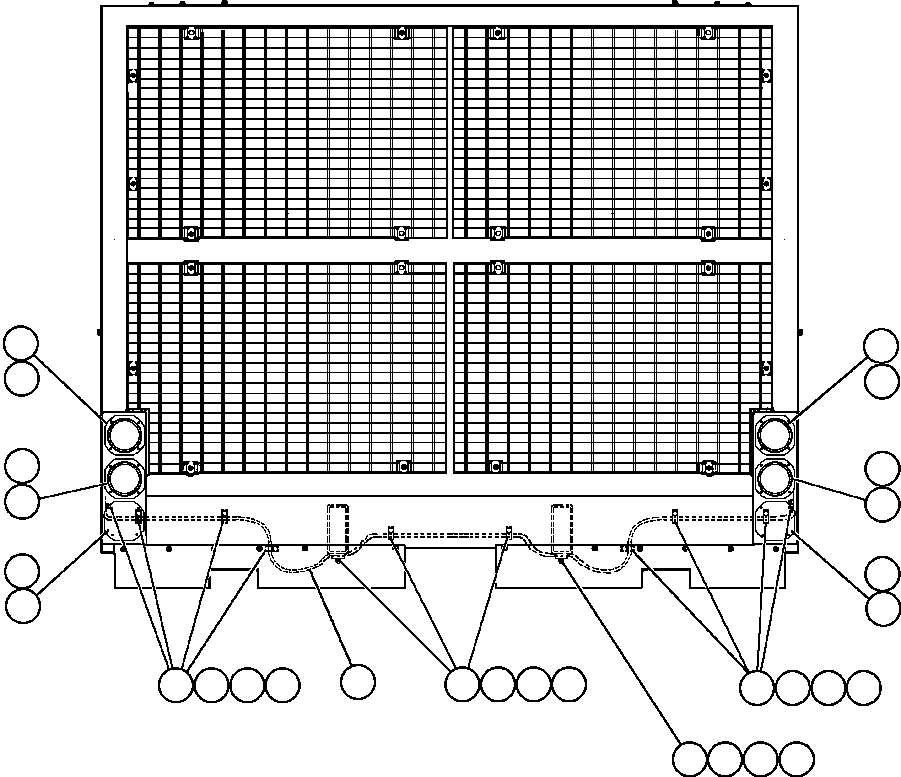 Komatsu parts book diagram for AFE50-AG 830E S/N A30641 ANTELOPE COAL: HEADLIGHT INSTALLATION