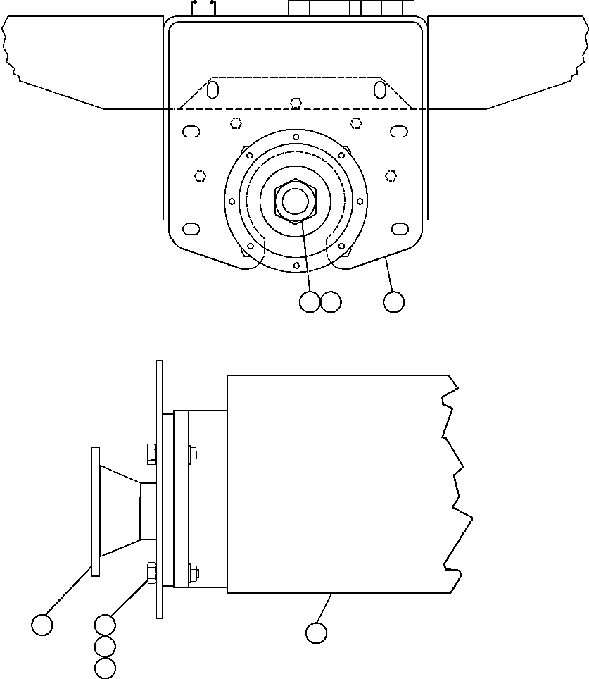 Komatsu parts book diagram for AFE50-AG 830E S/N A30641 ANTELOPE COAL: HOIST PUMP INSTALLATION