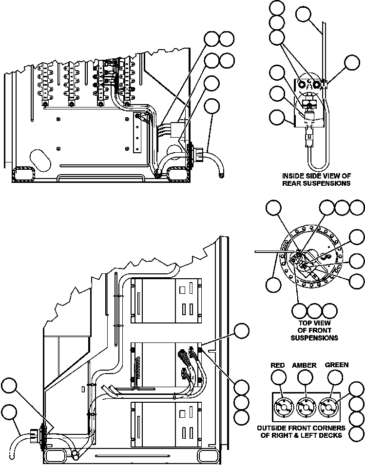 Komatsu parts book diagram for AFE50-AG 830E S/N A30641 ANTELOPE COAL: PAYLOAD METER SYSTEM