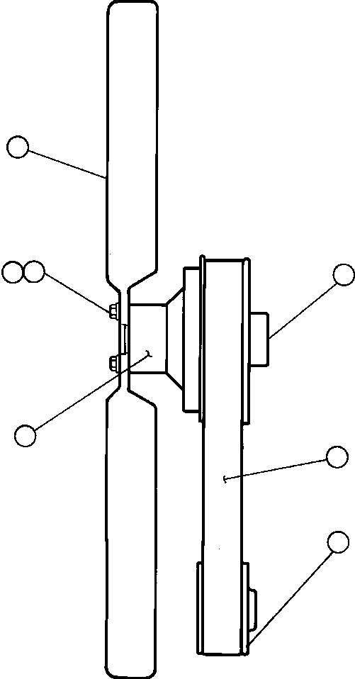 Komatsu parts book diagram for AFE50-AJ 830E S/N A30644-A30645 ANTELOPE COAL: FAN & FAN DRIVE
