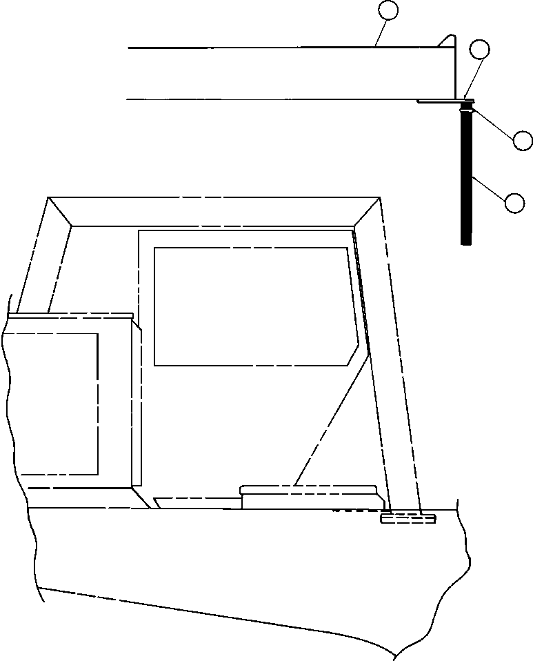Komatsu parts book diagram for AFE50-AJ 830E S/N A30644-A30645 ANTELOPE COAL: BODY POSITION INDICATOR