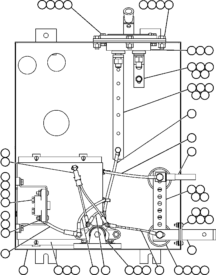 Komatsu parts book diagram for AFE50-AJ 830E S/N A30644-A30645 ANTELOPE COAL: BATTERY DISCONNECT SWITCH BOX (EJ0815)