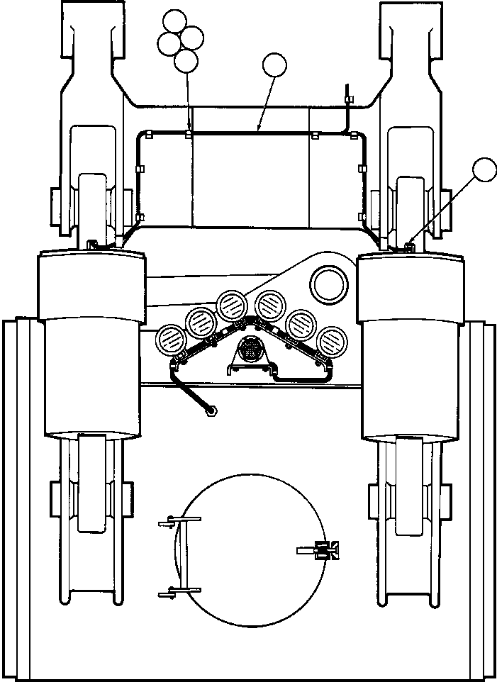 Komatsu parts book diagram for AFE50-AJ 830E S/N A30644-A30645 ANTELOPE COAL: TWO-SPEED RETARDING INSTALLATION