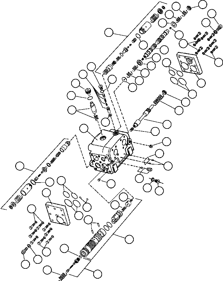 Komatsu parts book diagram for AFE50-AN 830E S/N A30652-A30658  DIAVIK: FLOW AMPLIFIER (PB6908)