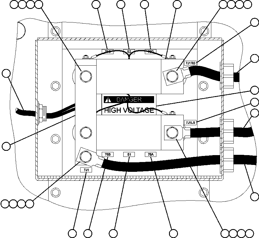 Komatsu parts book diagram for AFE50-AN 830E S/N A30652-A30658  DIAVIK: SHUNT BOX