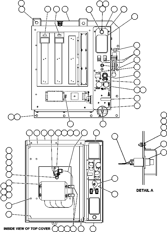 Komatsu parts book diagram for AFE50-AN 830E S/N A30652-A30658  DIAVIK: CAB INTERFACE COMPARTMENT
