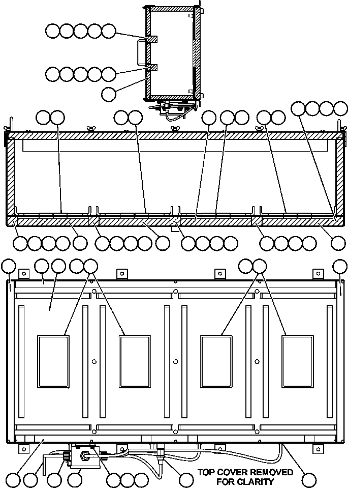 Komatsu parts book diagram for AFE50-AN 830E S/N A30652-A30658  DIAVIK: HEATED/INSULATED BATTERY BOX