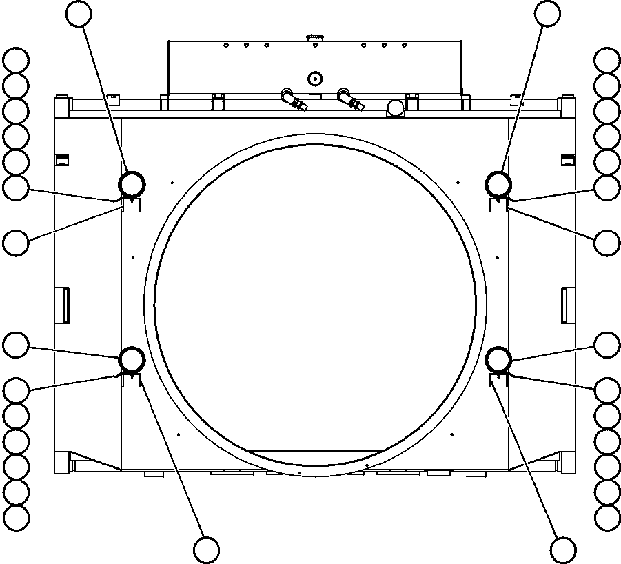 Komatsu parts book diagram for AFE50-AN 830E S/N A30652-A30658  DIAVIK: ENGINE SERVICE LIGHTS INSTALLATION