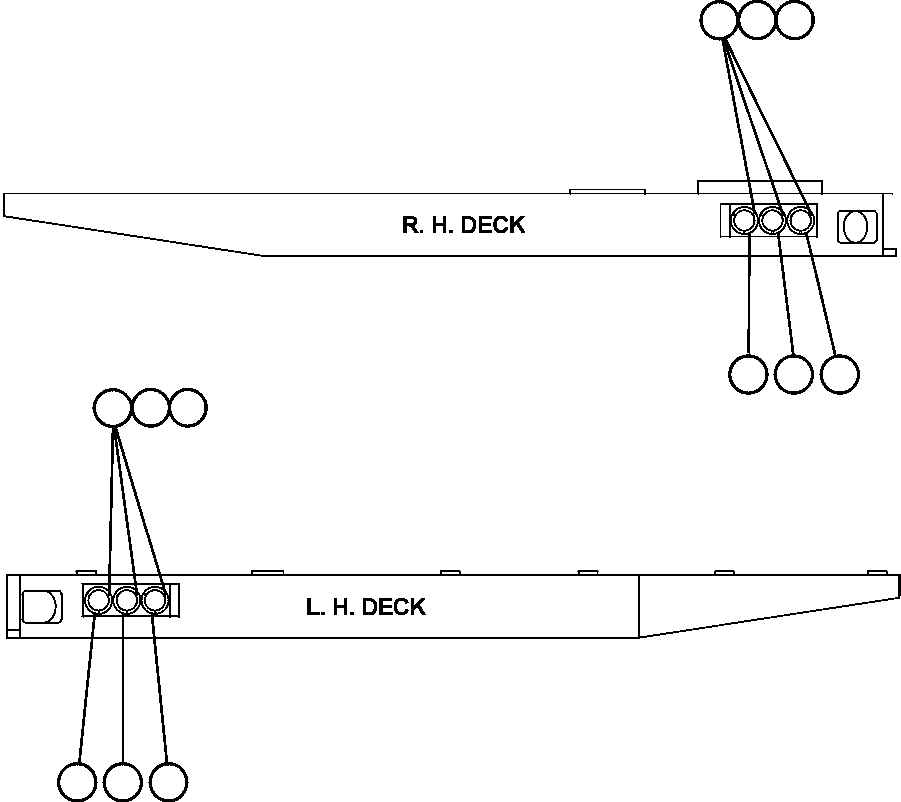 Komatsu parts book diagram for AFE50-AN 830E S/N A30652-A30658  DIAVIK: PAYLOAD METER III - INDICATOR LIGHTS