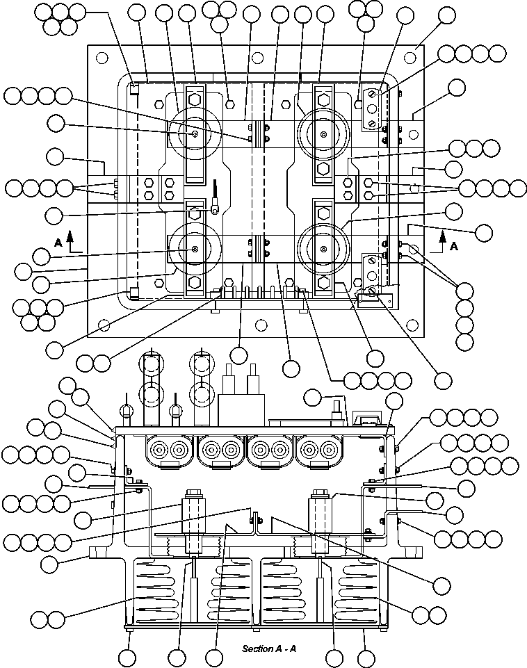 Komatsu parts book diagram for AFE50-AN 830E S/N A30652-A30658  DIAVIK: PANEL - M.F.S.E. (PB8837)