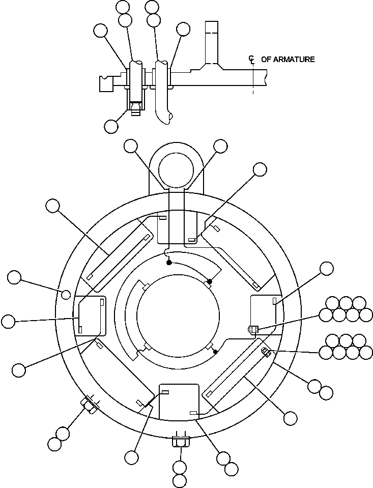 Komatsu parts book diagram for AFE50-AN 830E S/N A30652-A30658  DIAVIK: BLOWER UNIT - 4