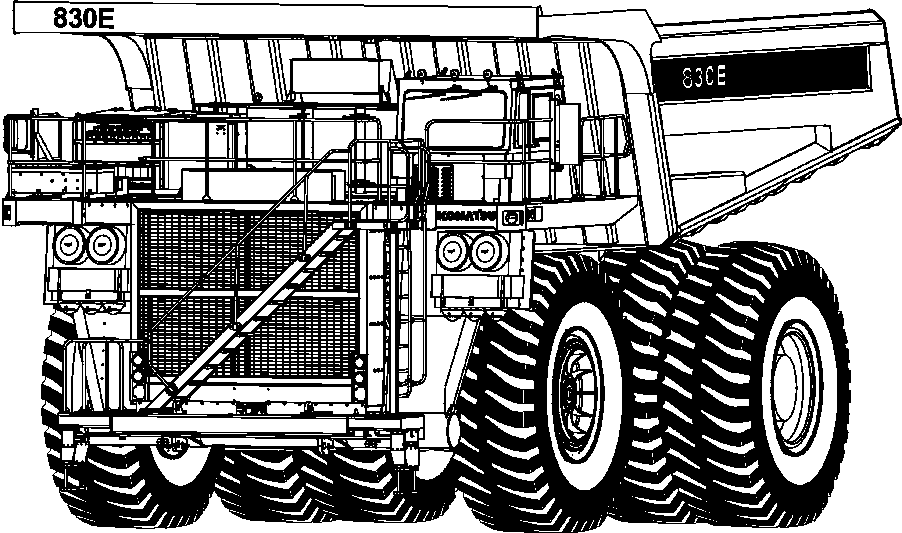 Dump Trucks Komatsu / AFE50-BE 830E S/N A30706-A30708  DIAVIK(AFE50-BE)