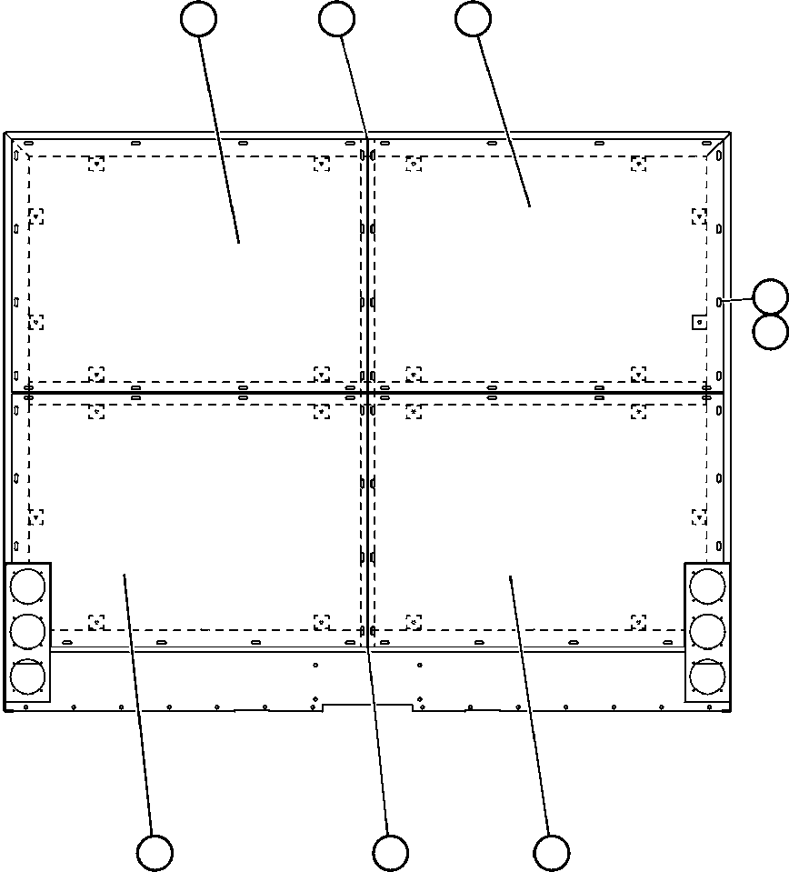 Komatsu parts book diagram for AFE50-BE 830E S/N A30706-A30708  DIAVIK: GRILLE CURTAINS
