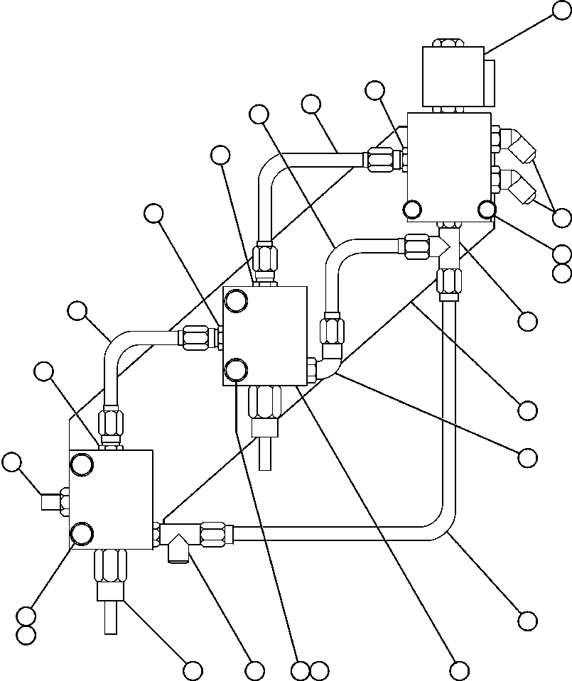 Komatsu parts book diagram for AFE50-BE 830E S/N A30706-A30708  DIAVIK: SHUTTER CONTROL VALVE ASSEMBLY (EH3414)