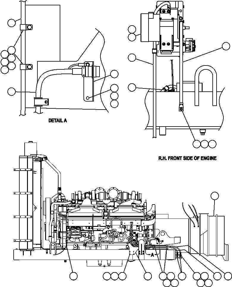 Dump Trucks Komatsu / AFE50-BE 830E S/N A30706-A30708  DIAVIK(AFE50-BE) / ENGINE WIRING(304 : 41765)