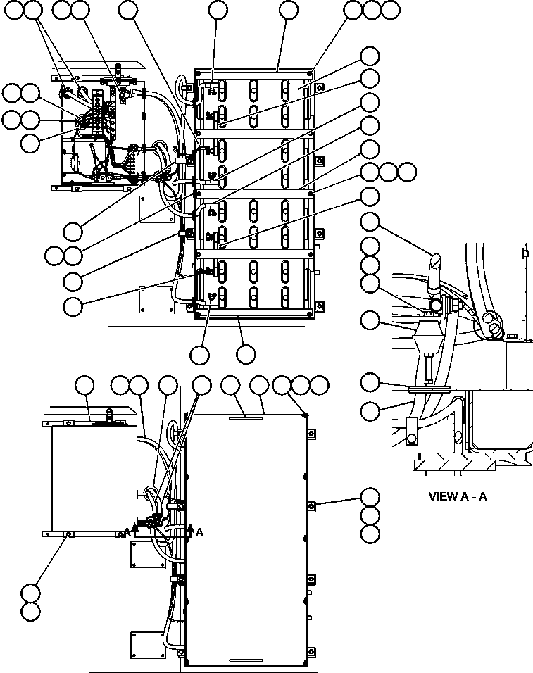 Dump Trucks Komatsu / AFE50-BE 830E S/N A30706-A30708  DIAVIK(AFE50-BE) / BATTERIES, BATTERY BOX & WIRING(312 : 41708)