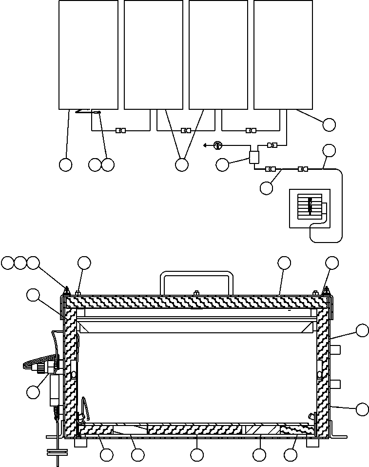 Dump Trucks Komatsu / AFE50-BE 830E S/N A30706-A30708  DIAVIK(AFE50-BE) / HEATED/INSULATED BATTERY BOX(314 : 41776)