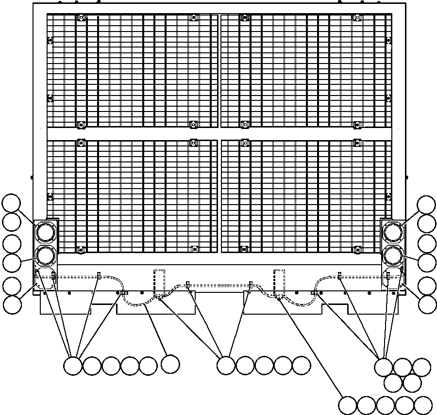 Komatsu parts book diagram for AFE50-BE 830E S/N A30706-A30708  DIAVIK: HEADLIGHT INSTALLATION