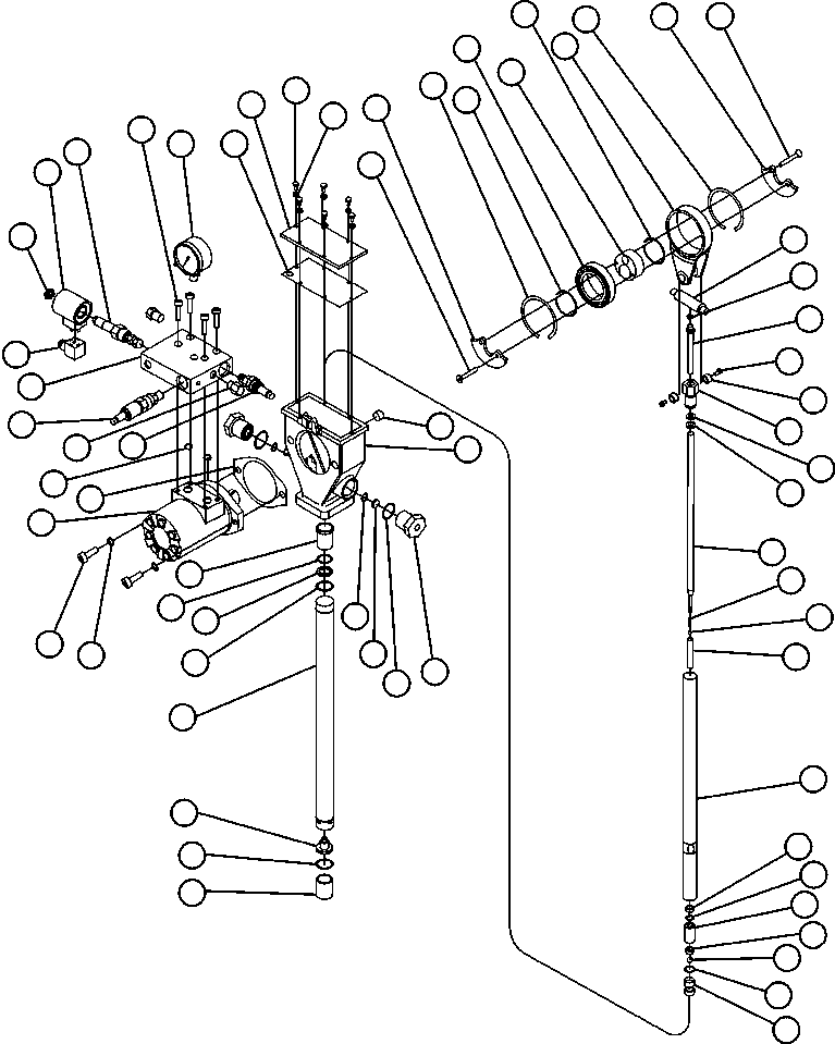 Komatsu parts book diagram for AFE50-BE 830E S/N A30706-A30708  DIAVIK: LUBE PUMP ASSEMBLY (XA1984)