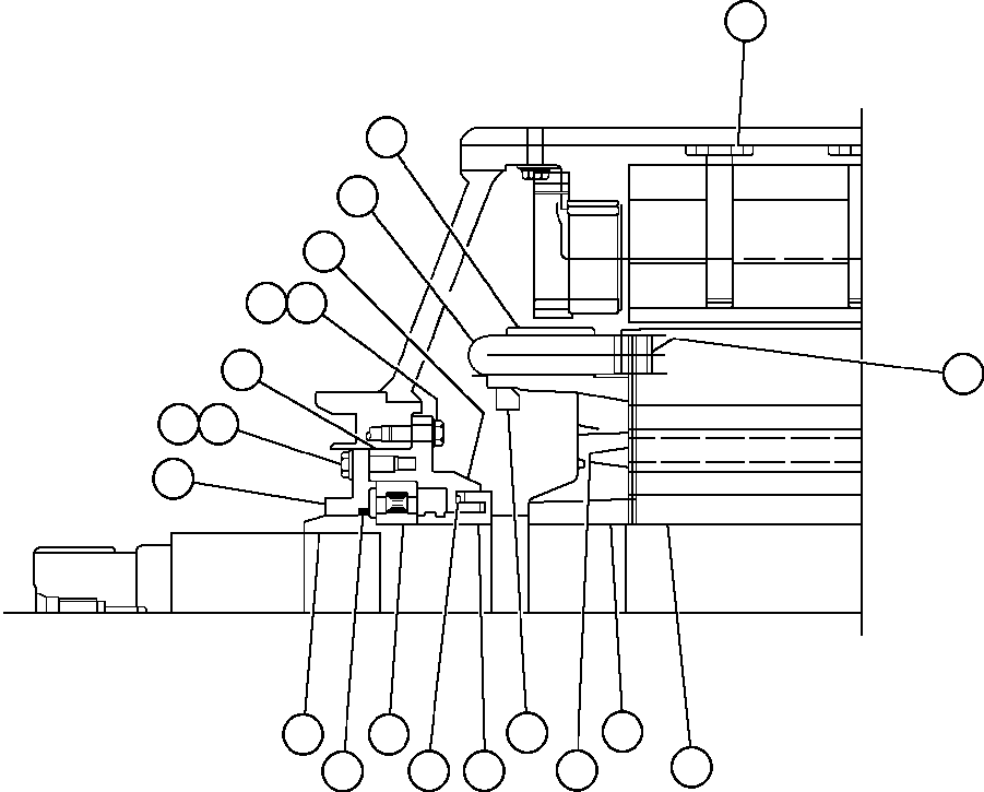 Komatsu parts book diagram for AFE50-BE 830E S/N A30706-A30708  DIAVIK: MOTORIZED WHEEL - 787FS11 - 4