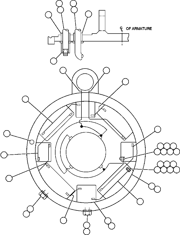 Komatsu parts book diagram for AFE50-BF/BH 830E S/N A30709 & A30717-A30718  WEST ANGELAS: BLOWER UNIT - 4