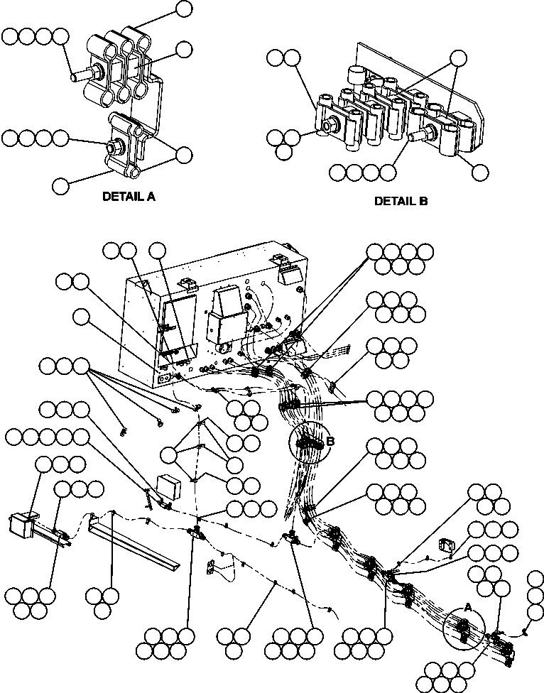 Komatsu parts book diagram for AFE50-CE 830E S/N A30811-A30814   EPSA: CONTROL CABINET WIRING - FRAME