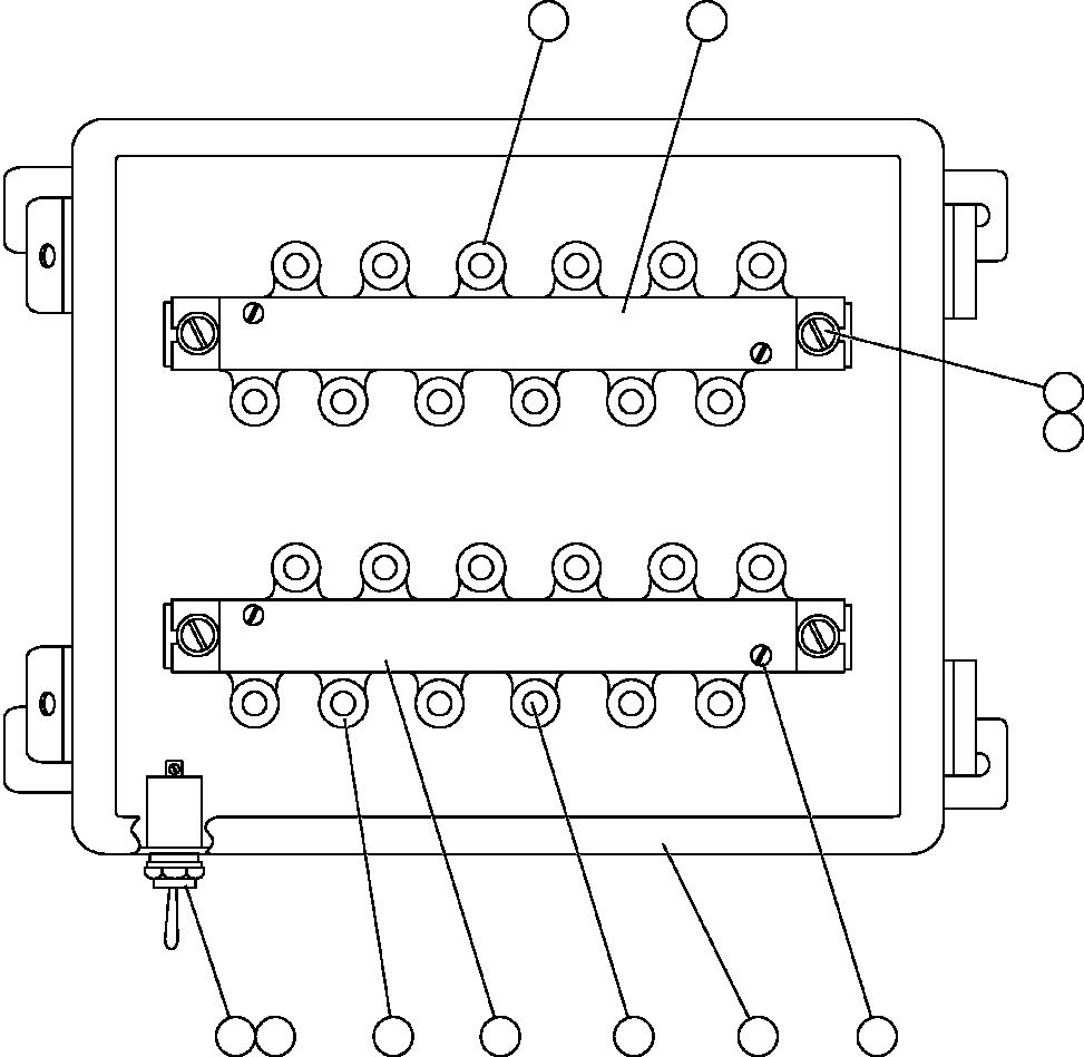 Komatsu parts book diagram for AFE50-CE 830E S/N A30811-A30814   EPSA: R.H. JUNCTION BOX ASSEMBLY