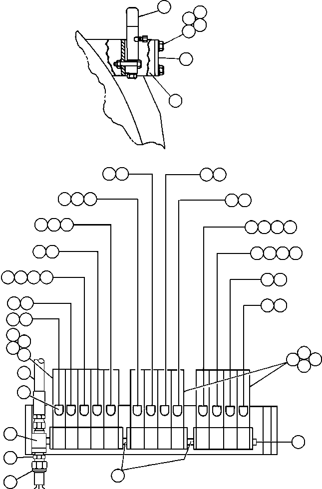 Komatsu parts book diagram for AFE50-CE 830E S/N A30811-A30814   EPSA: AUTOMATIC LUBRICATION SYSTEM - 2