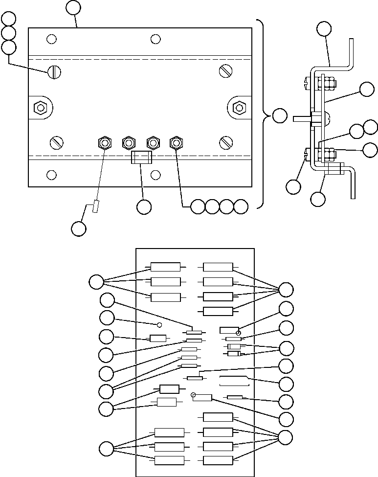 Komatsu parts book diagram for AFE50-CE 830E S/N A30811-A30814   EPSA: PANEL - VMM (VE6118)