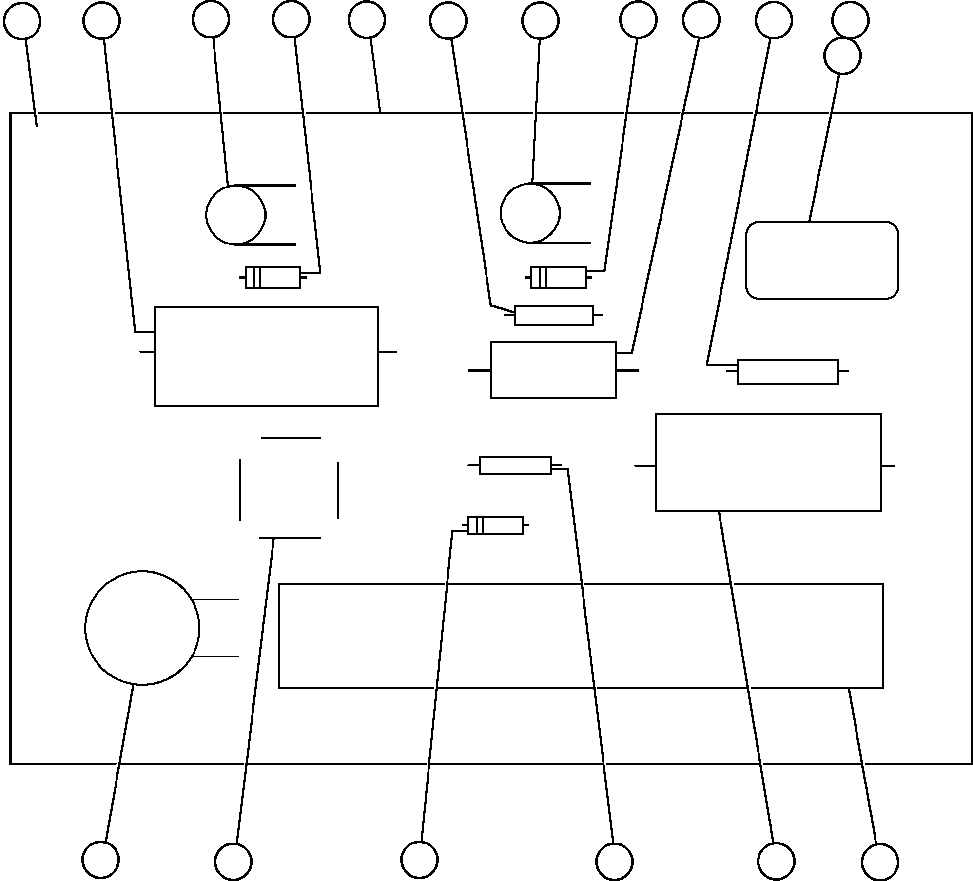 Komatsu parts book diagram for AFE50-CH 830E S/N A30818-A30819 & A30821 & A30826-A30830   ANTELOPE COAL: PANEL - F.D.P. (VE6113)