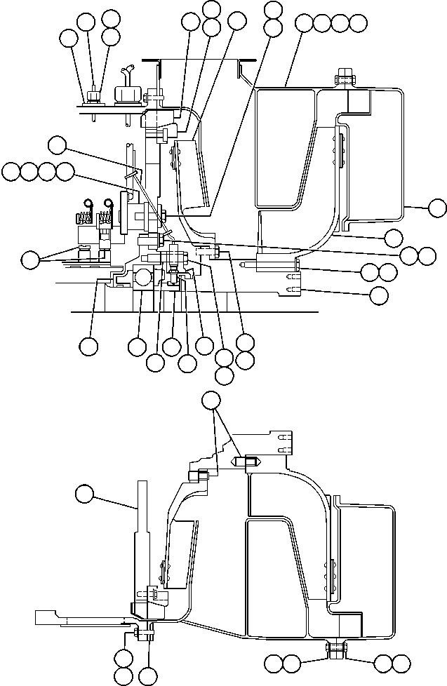 Komatsu parts book diagram for AFE50-CH 830E S/N A30818-A30819 & A30821 & A30826-A30830   ANTELOPE COAL: ALTERNATOR - 26F2 - 1