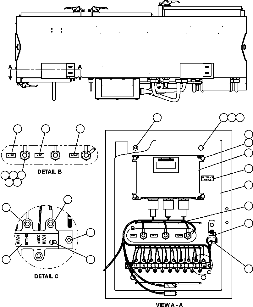 Komatsu parts book diagram for AFE50-CK 830E S/N A30825   APPALACHIAN FUEL: JUNCTION BOX INSTALL