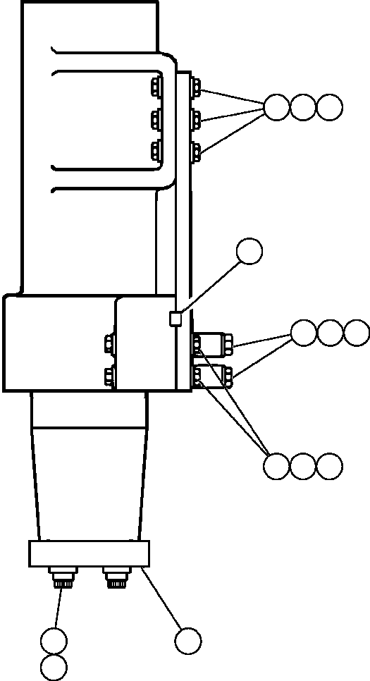 Komatsu parts book diagram for AFE50-CP 830E S/N A30842-A30844              ANTELOPE COAL: FRONT SUSPENSION & MOUNTING