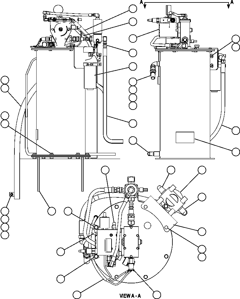 Komatsu parts book diagram for AFE50-CP 830E S/N A30842-A30844              ANTELOPE COAL: AUTOMATIC LUBRICATION SYSTEM