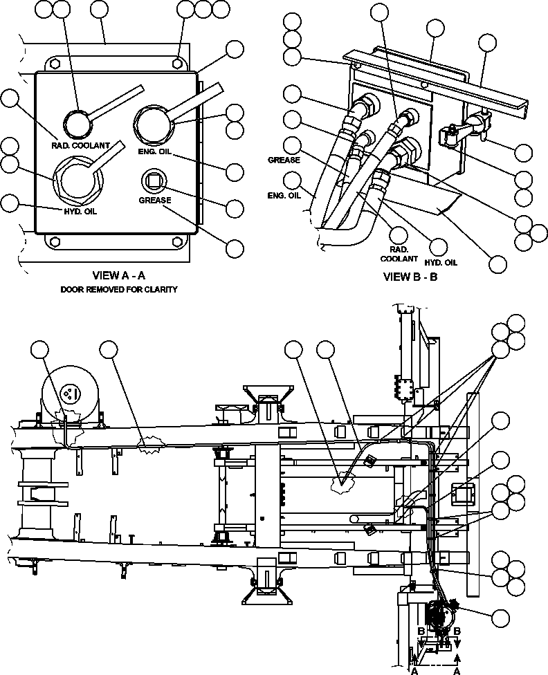Komatsu parts book diagram for AFE50-CP 830E S/N A30842-A30844              ANTELOPE COAL: SERVICE CENTER - R.H.