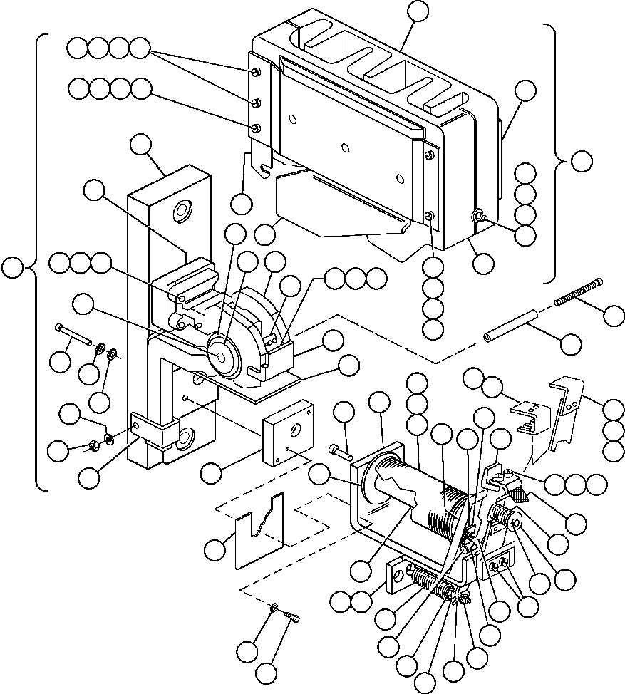 Komatsu parts book diagram for AFE50-CP 830E S/N A30842-A30844              ANTELOPE COAL: CONTACTOR - GF & MF (VE1317)