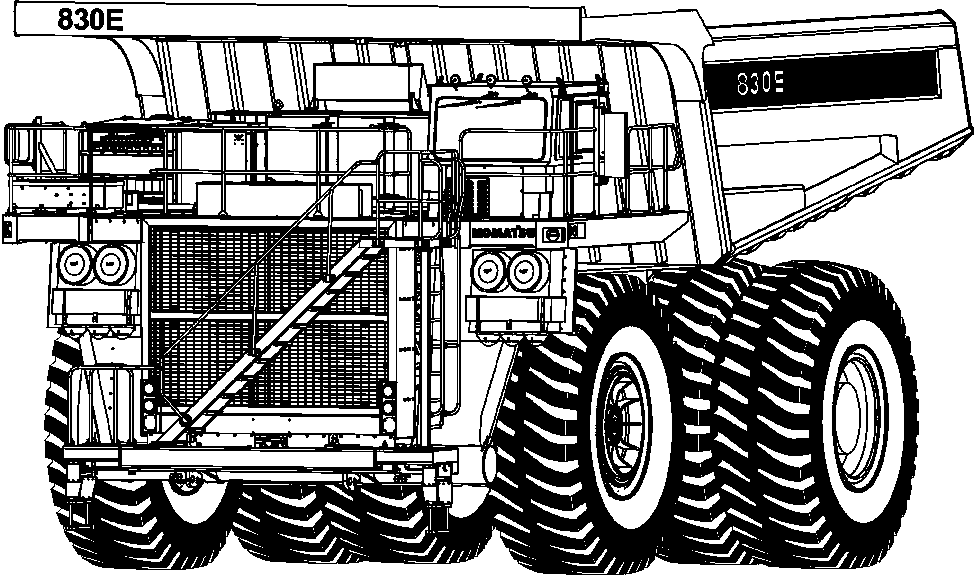 Dump Trucks Komatsu / AFE50-CS 830E S/N A30848, 851, 856, 866-870 & 872-875      ZINIFEX(AFE50-CS)