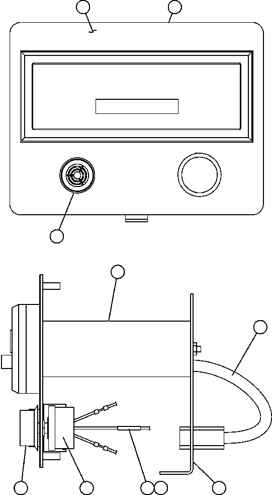 Komatsu parts book diagram for AFE50-CX 830E S/N A30871     I.O.C.C.: RADIO MODULE (EJ8292)