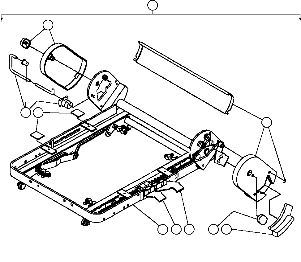 Komatsu parts book diagram for AFE50-CX 830E S/N A30871     I.O.C.C.: OPERATOR'S SEAT ASSEMBLY - 2 (EJ8295)