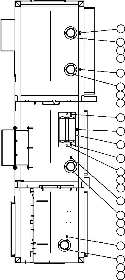 Komatsu parts book diagram for AFE50-CX 830E S/N A30871     I.O.C.C.: CONTROL CABINET - UNDER TOP COVER