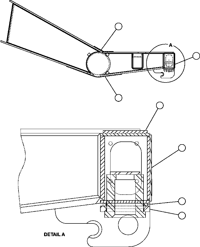 Komatsu parts book diagram for AFE50-CZ 830E S/N A30886    I.O.C.C.: TOW BUMPER