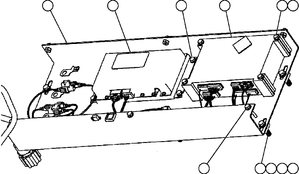 Komatsu parts book diagram for AFE50-CZ 830E S/N A30886    I.O.C.C.: VHMS CAB INSTALLATION - 3