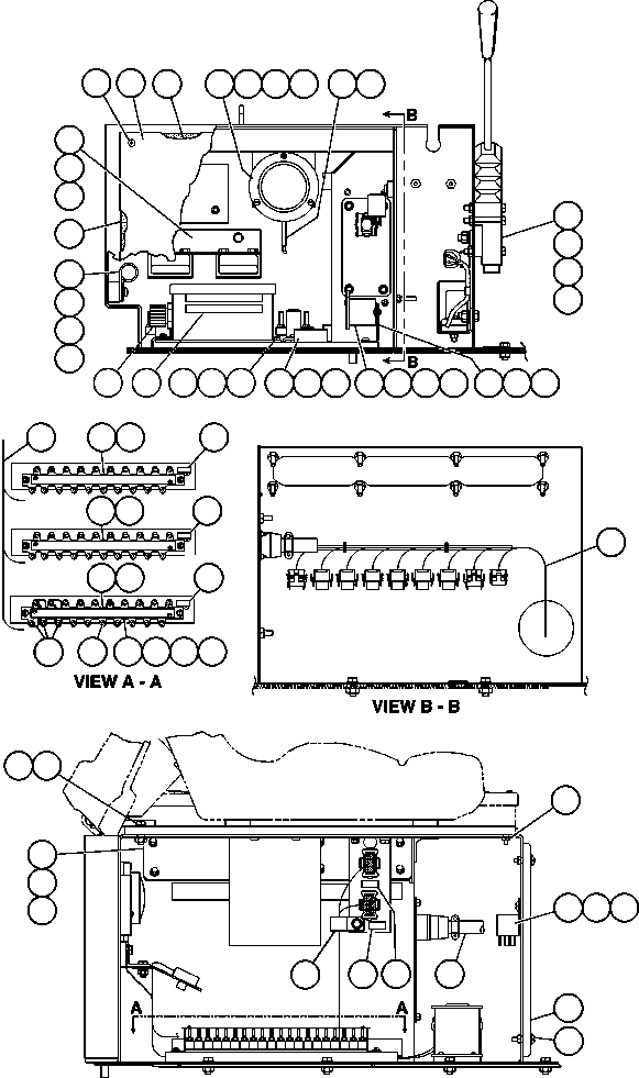 Komatsu parts book diagram for AFE50-CZ 830E S/N A30886    I.O.C.C.: CAB INTERFACE COMPARTMENT