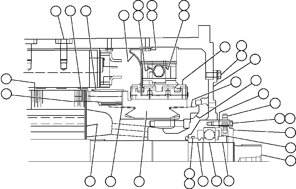 Komatsu parts book diagram for AFE50-CZ 830E S/N A30886    I.O.C.C.: MOTORIZED WHEEL - 787FS11 - 5